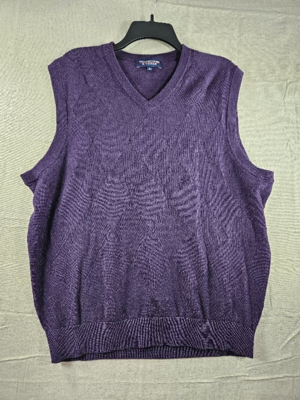 Roundtree & Yorke Purple cotton vest size L (51)